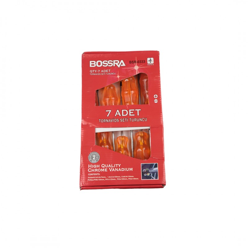 Bossra Tornavida Seti 7'li Turuncu - CK309